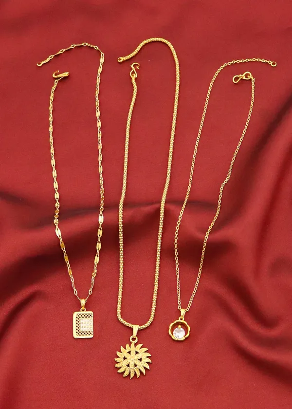 Gold_Charming_22K_Gold_Plated_Necklace_Chain_Pendant_For_Women