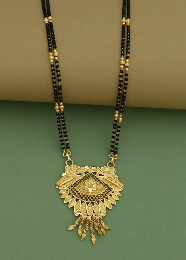 Gold_Traditional_Gold_Plated_Long_Mangalsutra_-_Pack_Of_2_For_Women