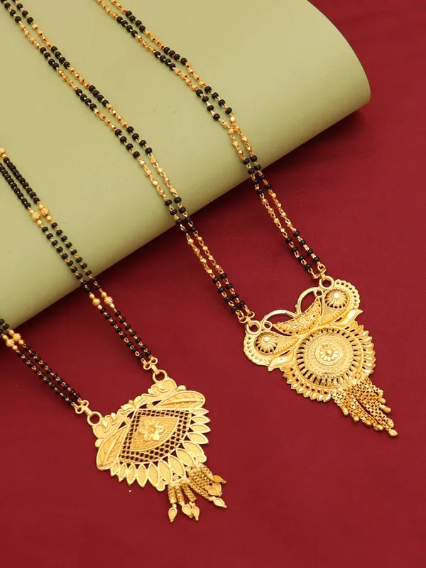 Gold_Traditional_22K_Gold_Plated_Brass_Long_Mangalsutra_-_Pack_Of_2_For_Women