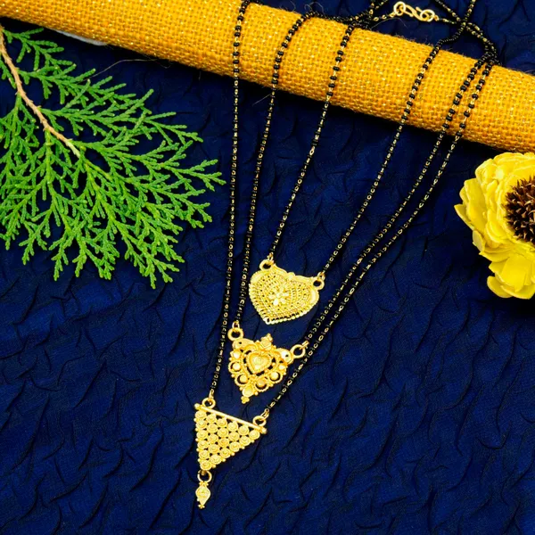 Gold_Elegant_22K_Gold_Plated_Mangalsutra_|_Daily_Wear_Pack_Of_3_For_Women