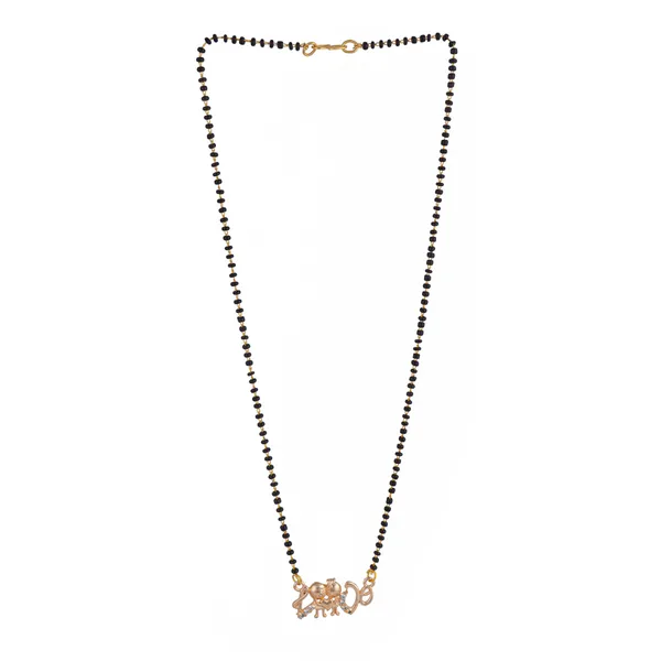 Gold_Luxurious_Simple_Black_Beads_Love_Pendant_Mangalsutra_For_Women