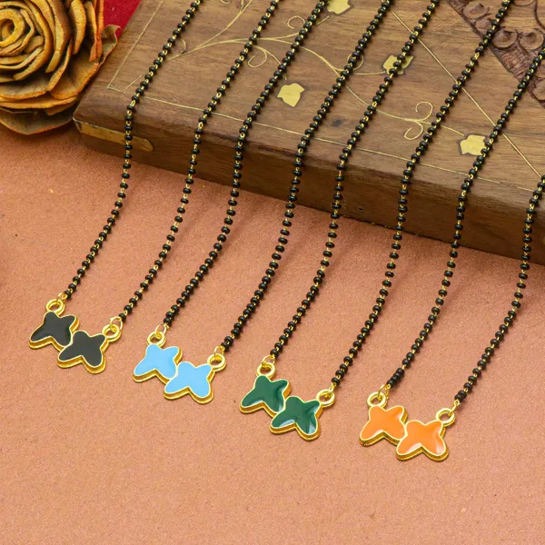Gold_Stylish_22K_Gold_Plated_Mangalsutra_|_Daily_Wear_Pack_Of_4_For_Women