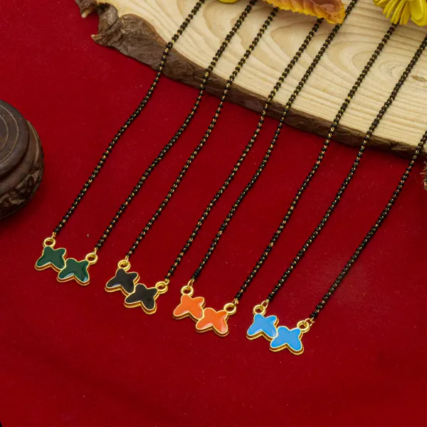 Gold_Stylish_22K_Gold_Plated_Mangalsutra_|_Daily_Wear_Pack_Of_4_For_Women