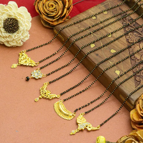 Gold_Modern_22K_Gold_Plated_Mangalsutra_|_Daily_Wear_Pack_Of_5_For_Women