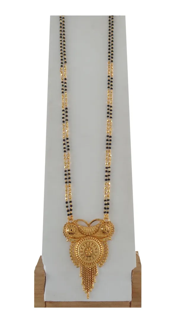 Gold_Brass_Long_Mangalsutra__|_22_K_Gold_Plated