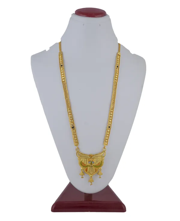 Gold_Elegant_22K_Gold_Plated_Brass_Long_Mangalsutra_For_Women