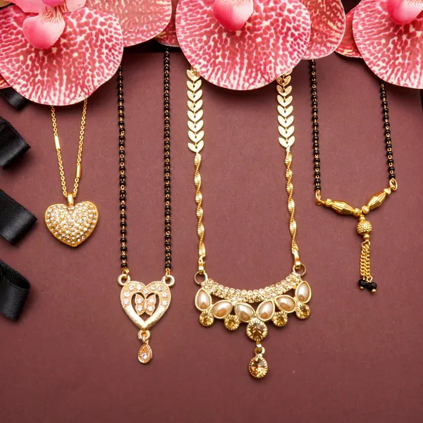 Gold_Pack_Of_4_Daily_Wear_Gold_Plated_Mangalsutra_For_Women