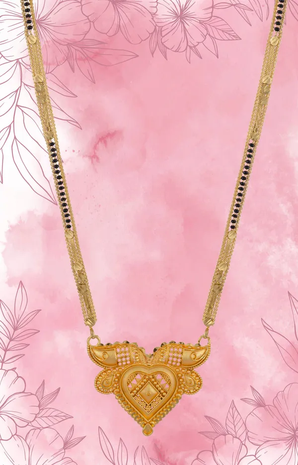 Gold_Plated_22K_Handmade_Long_Brass_Mangalsutra_For_Women