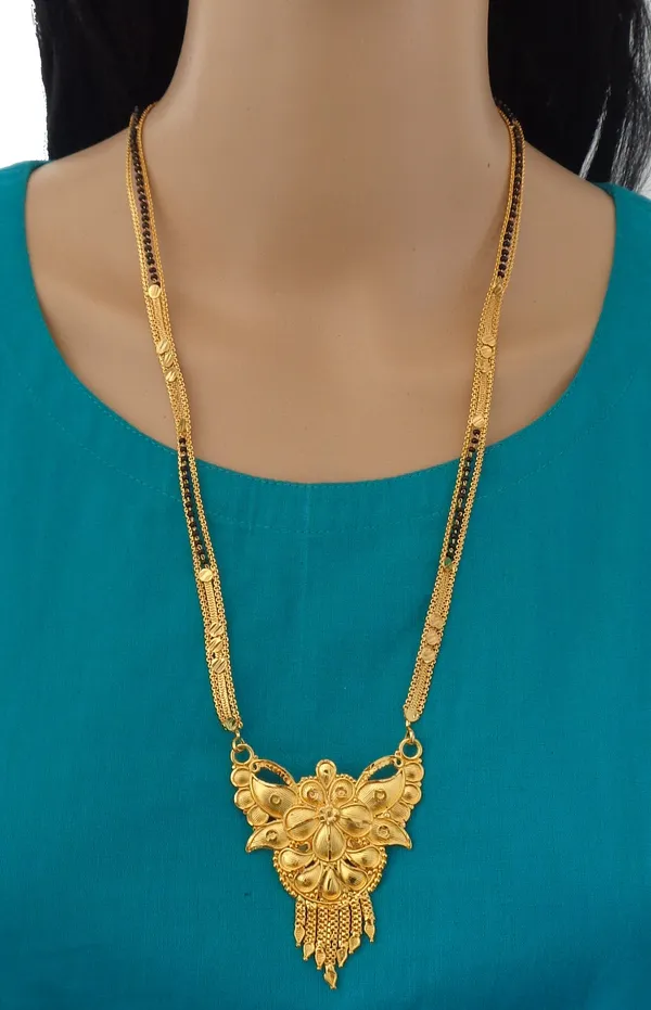 Gold_Plating_Traditional_Long_Brass_Mangalsutra_With_22K_For_Women
