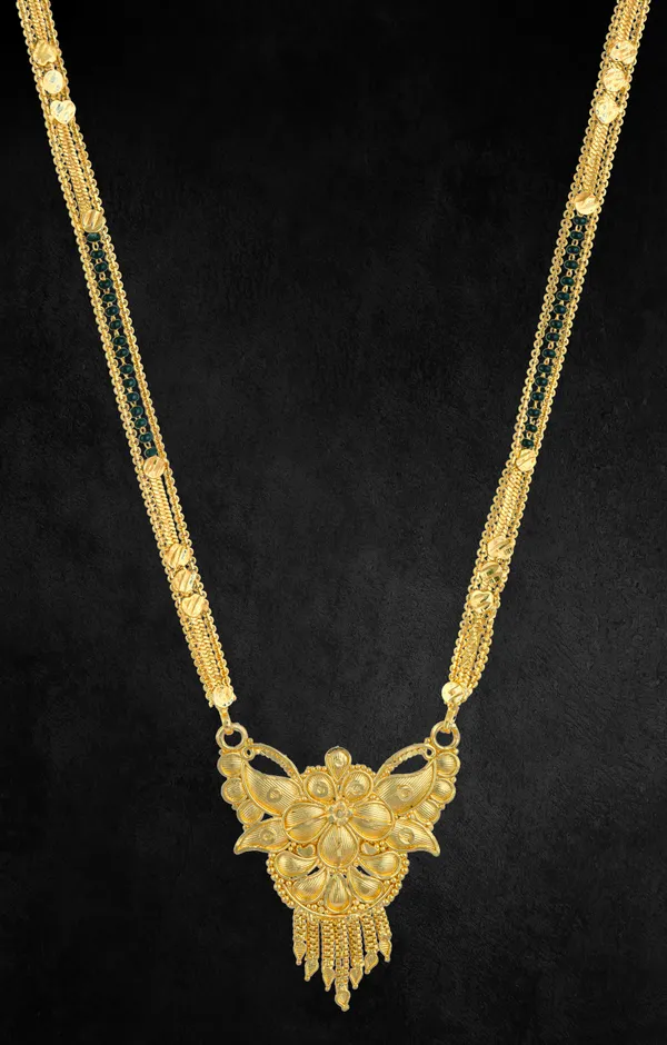 Gold_Plating_Traditional_Long_Brass_Mangalsutra_With_22K_For_Women
