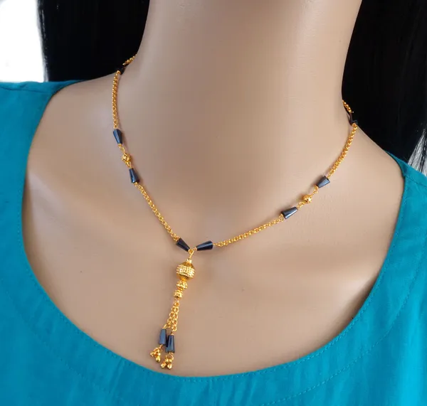 Gold_Golden_Beaded_Charm_|_Necklace_Chain_For_Women