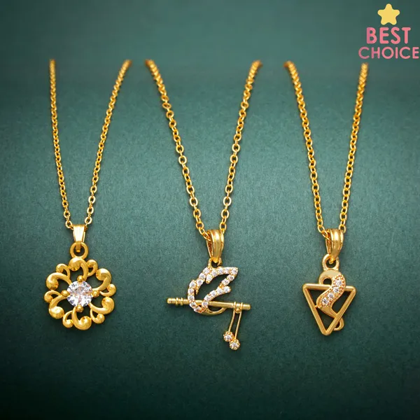 Gold_Bansuri_And_Round_Shape_Solitaire_Gold_Plated_Necklace_Chain_Pack_Of_3_For_Women