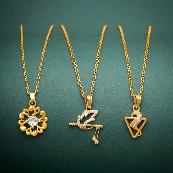Gold_Bansuri_And_Round_Shape_Solitaire_Gold_Plated_Necklace_Chain_Pack_Of_3_For_Women