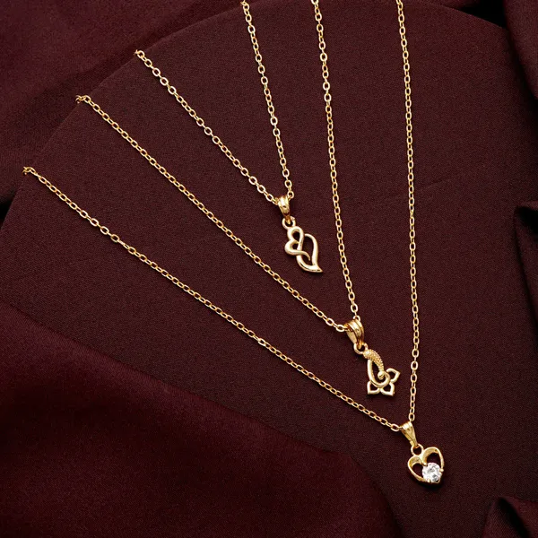 Gold_Charming_And_Stunning_Gold_Plated_Necklace_Chain_Pendant_For_Women