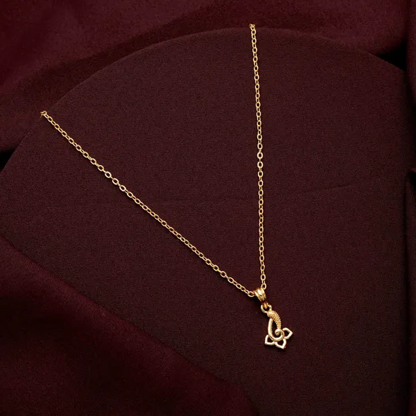 Gold_Charming_And_Stunning_Gold_Plated_Necklace_Chain_Pendant_For_Women