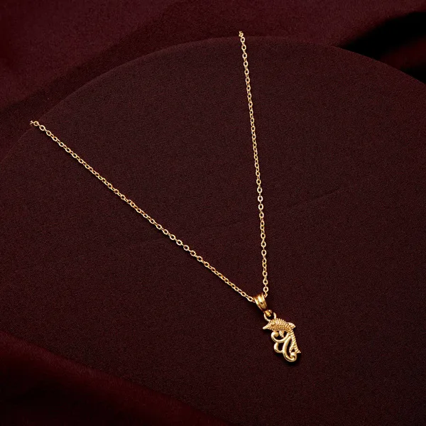 Gold_Pendant_Chain_Fish_Machali_Design_Gold_Plated_Jewellery_&_Girls_Or_Men_&_Boys_For_Women