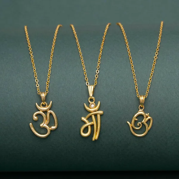 Gold_Om_And_Maa_Shape_Golden_Zircon_Pendant_With_Link_Chain_Pack_Of_3_For_Women