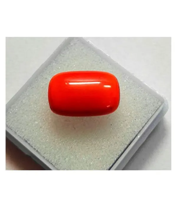 Prism Jewel 7.25 Ratti Red Premium Quality Certified Coral Moonga Natural Loose Gemstone Price in India Buy Prism Jewel 7.25 Ratti Red Premium
