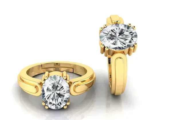 Zircon_Stone_Ashtadhatu_Adjustable_Ring_Rashi_Ratna_Created_For_Men_&_Women