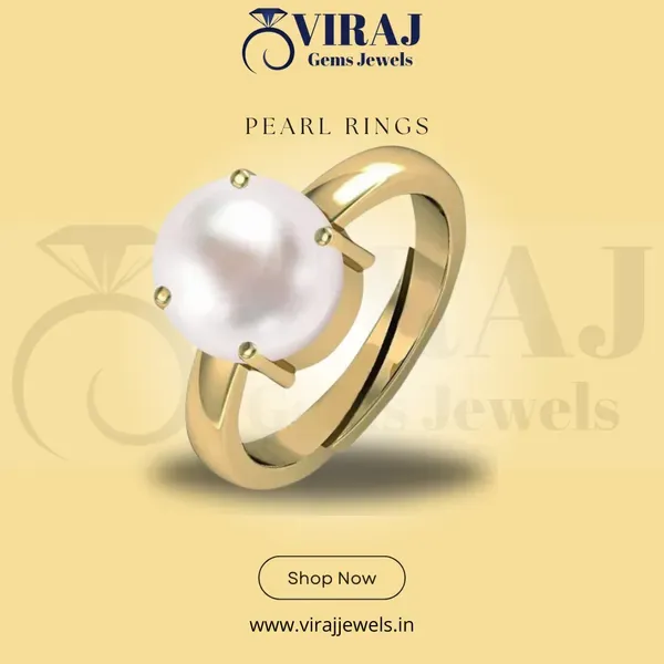 White_7.25_Ratti_Pearl_Moti_Gemstone_Ring_For_Men_&_Women