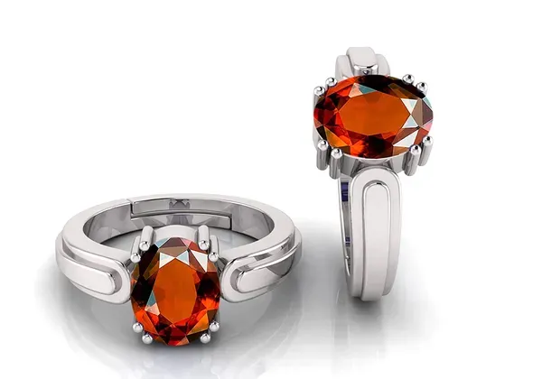 Hessonite_Gomed_Stone_Created_Adjustable_Woman_&_Man_Ring_With_Lab_Certificate