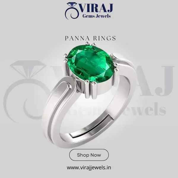 Panna_Stone_Created_Panna_Stone_Emerald_Ring_Adjustable_Woman_Man_Ring