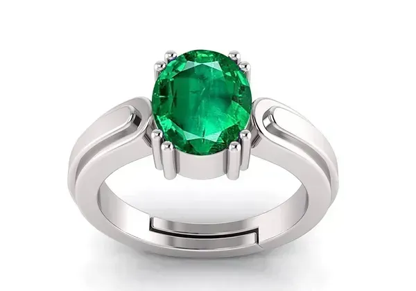 Panna_Stone_Created_Panna_Stone_Emerald_Ring_Adjustable_Woman_Man_Ring