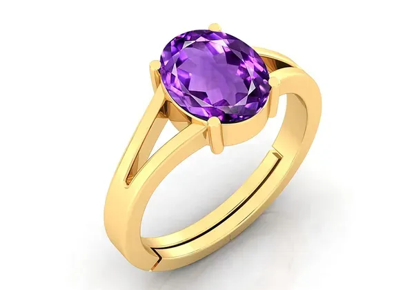 Purple_Amethyst_Stone_Created_Adjustable_Woman_&_Man_Katela_Ring_With_Lab_Certificate