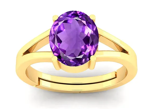 Purple_Amethyst_Stone_Created_Adjustable_Woman_&_Man_Katela_Ring_With_Lab_Certificate