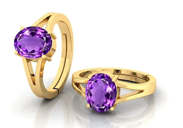 Purple_Amethyst_Stone_Created_Adjustable_Woman_&_Man_Katela_Ring_With_Lab_Certificate