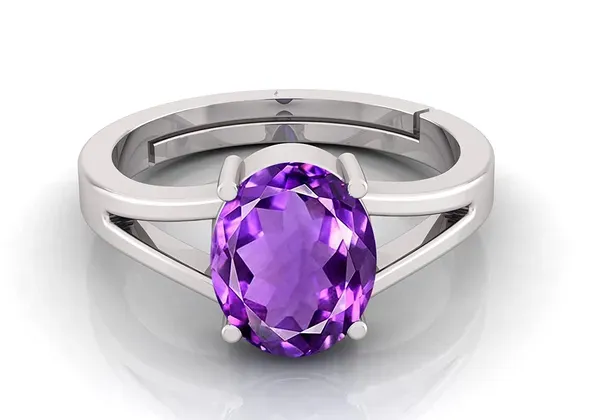 Purple_Amethyst_Stone_Created_Adjustable_Woman_&_Man_Katela_Ring_With_Lab_Certificate