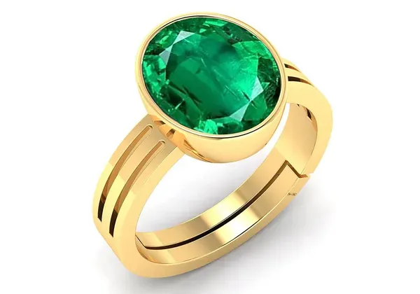 Panna_Stone_Created_Panna_Stone_Emerald_Ring_Adjustable_Woman_Man_Ring