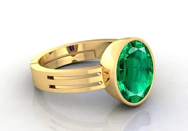 Panna_Stone_Created_Panna_Stone_Emerald_Ring_Adjustable_Woman_Man_Ring