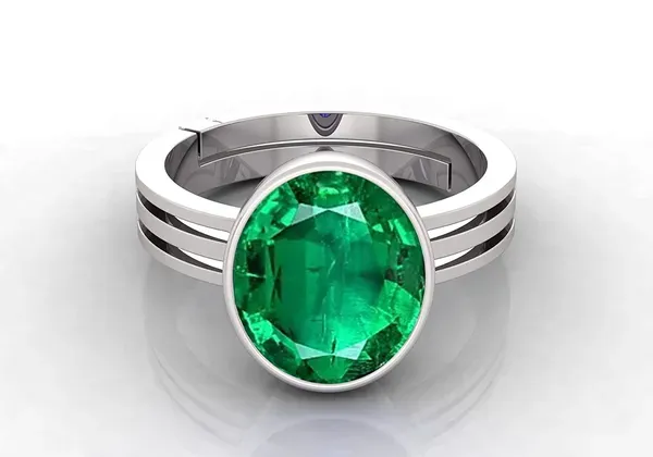 Panna_Stone_Created_Panna_Stone_Emerald_Ring_Adjustable_Woman_Man_Ring