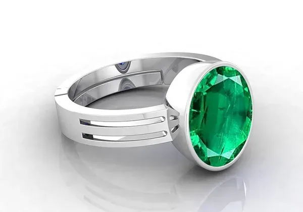 Panna_Stone_Created_Panna_Stone_Emerald_Ring_Adjustable_Woman_Man_Ring