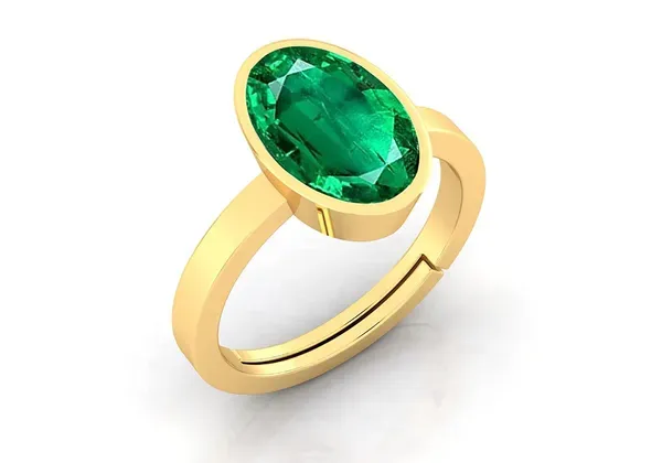 Panna_Stone_Created_Panna_Stone_Emerald_Ring_Adjustable_Woman_Man_Ring