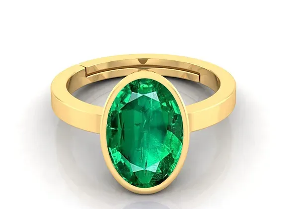 Panna_Stone_Created_Panna_Stone_Emerald_Ring_Adjustable_Woman_Man_Ring