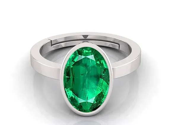 Panna_Stone_Created_Panna_Stone_Emerald_Ring_Adjustable_Woman_Man_Ring