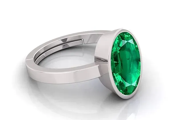 Panna_Stone_Created_Panna_Stone_Emerald_Ring_Adjustable_Woman_Man_Ring