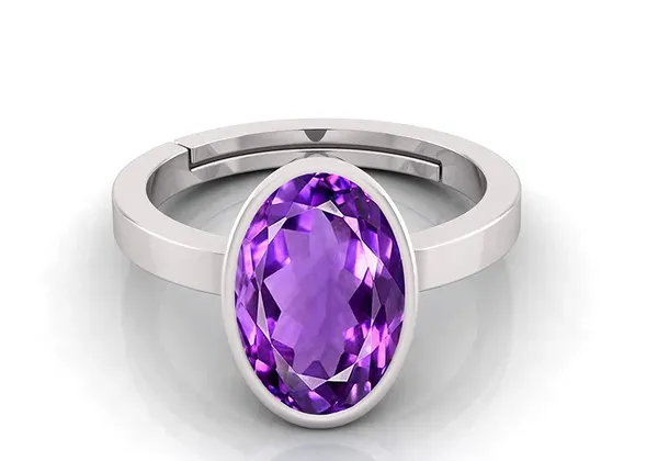 Purple_10.25_Ratti_Amethyst_Stone_Created_Adjustable_Woman_&_Man_Katela_Ring_With_Lab_Certificate