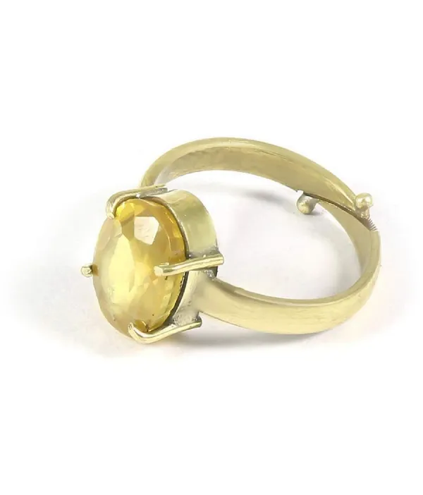7.25-_Ratti_Yellow_Sapphire_(Pukhraj)_Ring