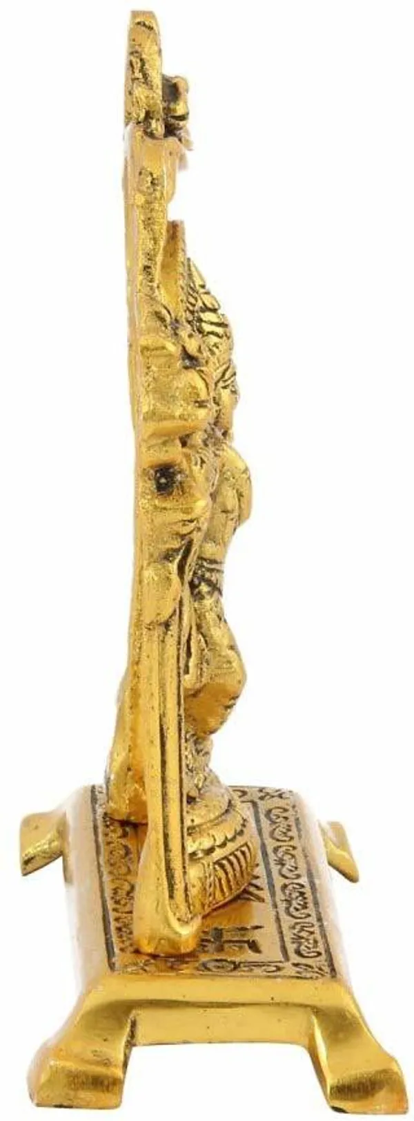 Radha_Krishna_Standing_Under_Mehrab_In_Metal_Handicrafts_Showpiece