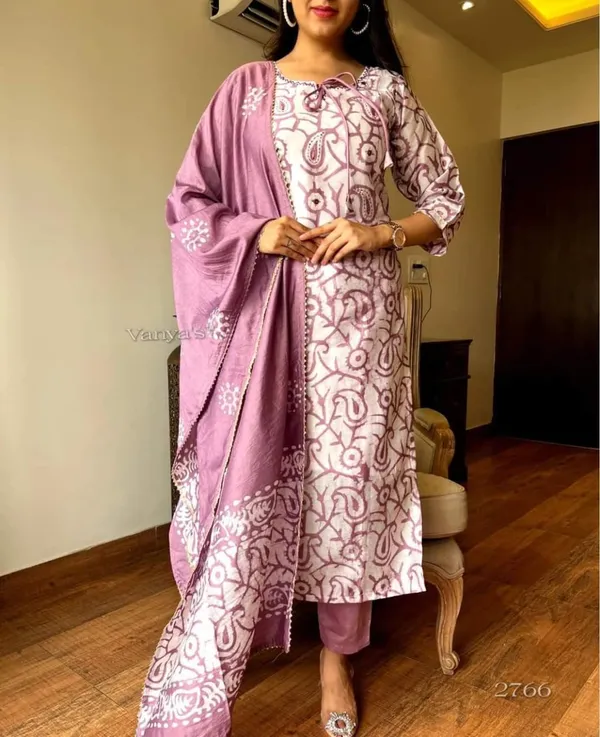 Pink_Cotton_Kuta_Set__with_Dupatta_For_Women