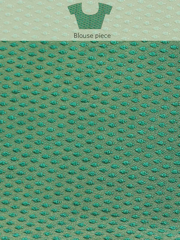 Turquoise_Green_Zomato_Silk_Swarovski_Work_Embroidery_Saree