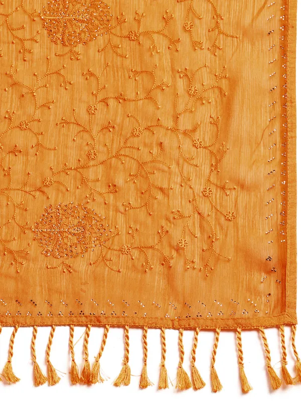 Yellow__Zomato_Silk_Swarovski_Work_Embroidery_Saree