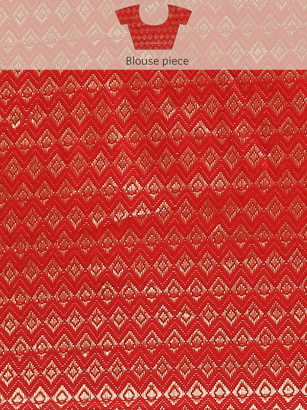 Red_Shimmer_Chiffon_Fancy_Border_with_Foil_Work_Saree