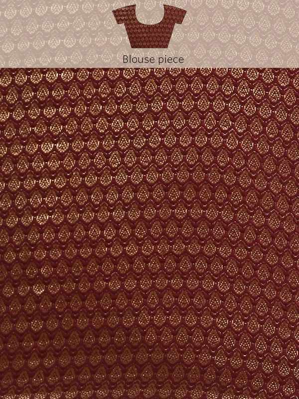 Maroon__Shimmer_Chiffon_Fancy_Border_with_Foil_Work_Saree