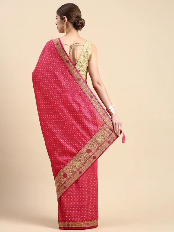 Indian_Women_Chiku__Vichitra_Silk_Foil_and_Swarovski_Work_Saree