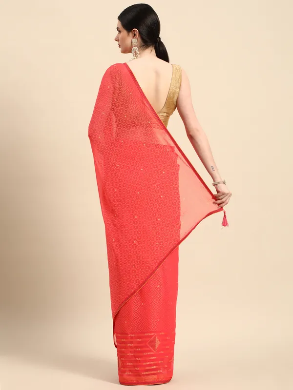 Pink_Brasso_Full_Saree_Swaroski_Border