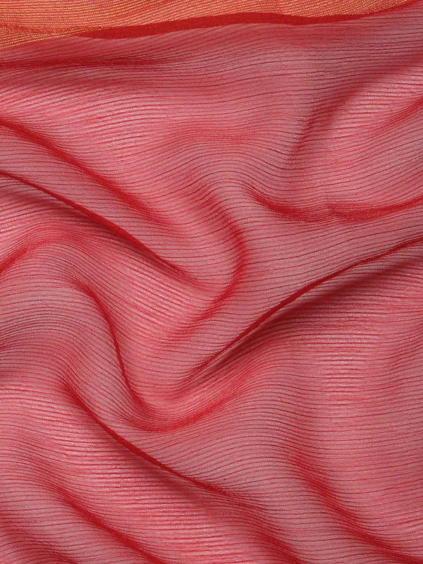 Red_Viscoss_Chiffon_Swarovski_Work_Embroidery_Saree